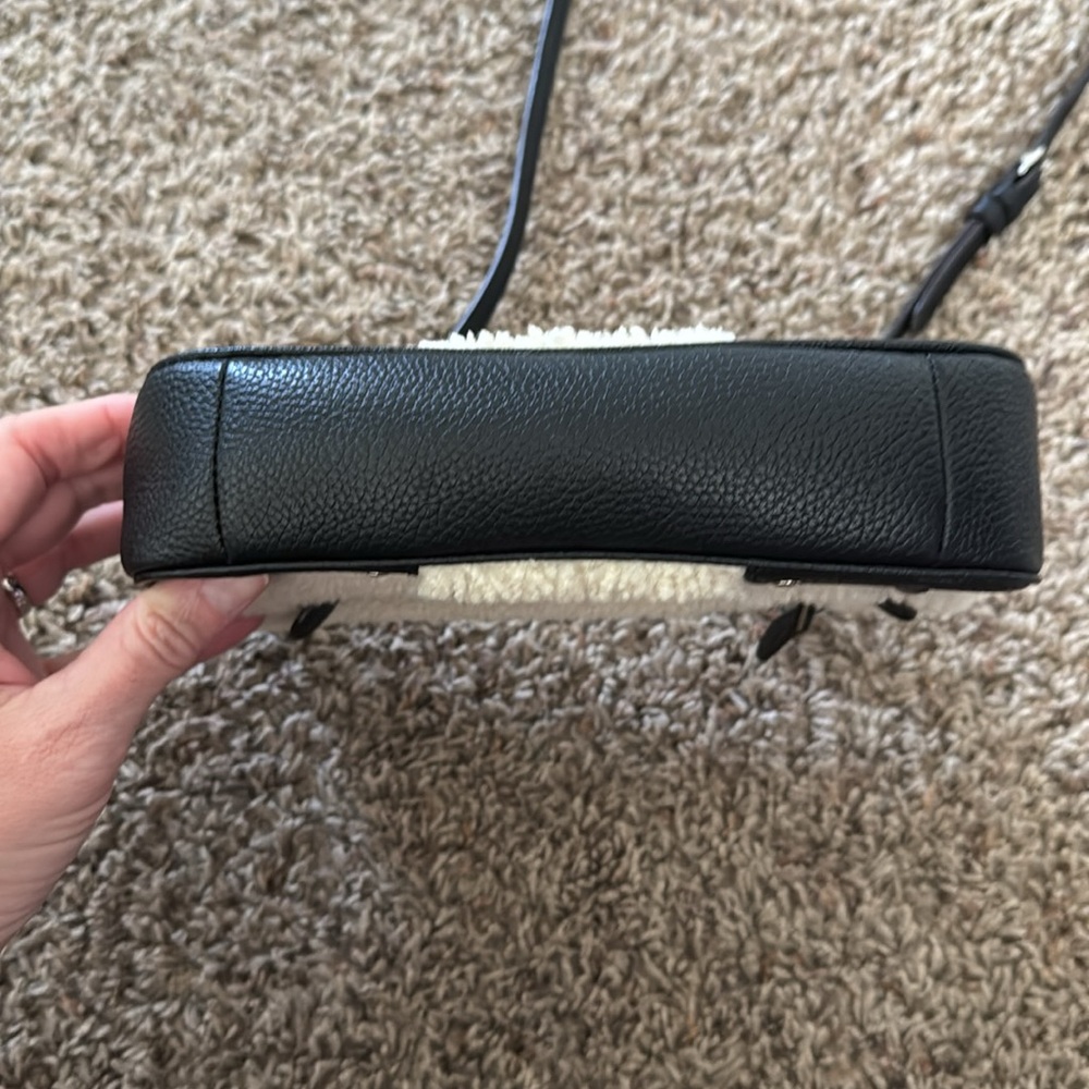 Coach Rhyder Shearling Pouchette Crossbody - Picture 6 of 15